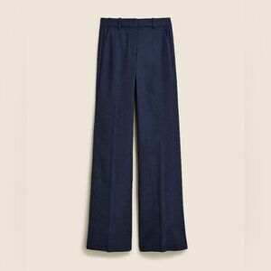 J. Crew NWT Tall Carolina Flare Pants in Linen Blend